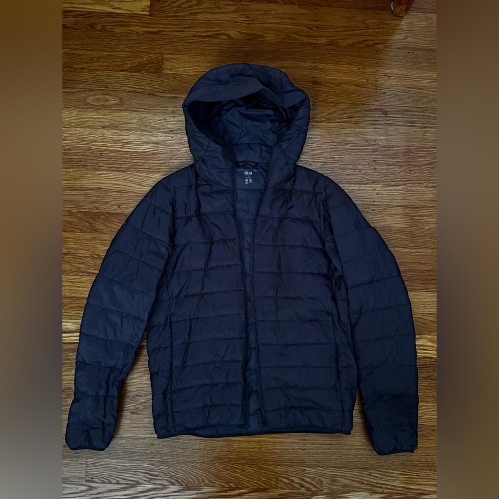 Uniqlo Ultra Light Down Jacket Blue - size Small